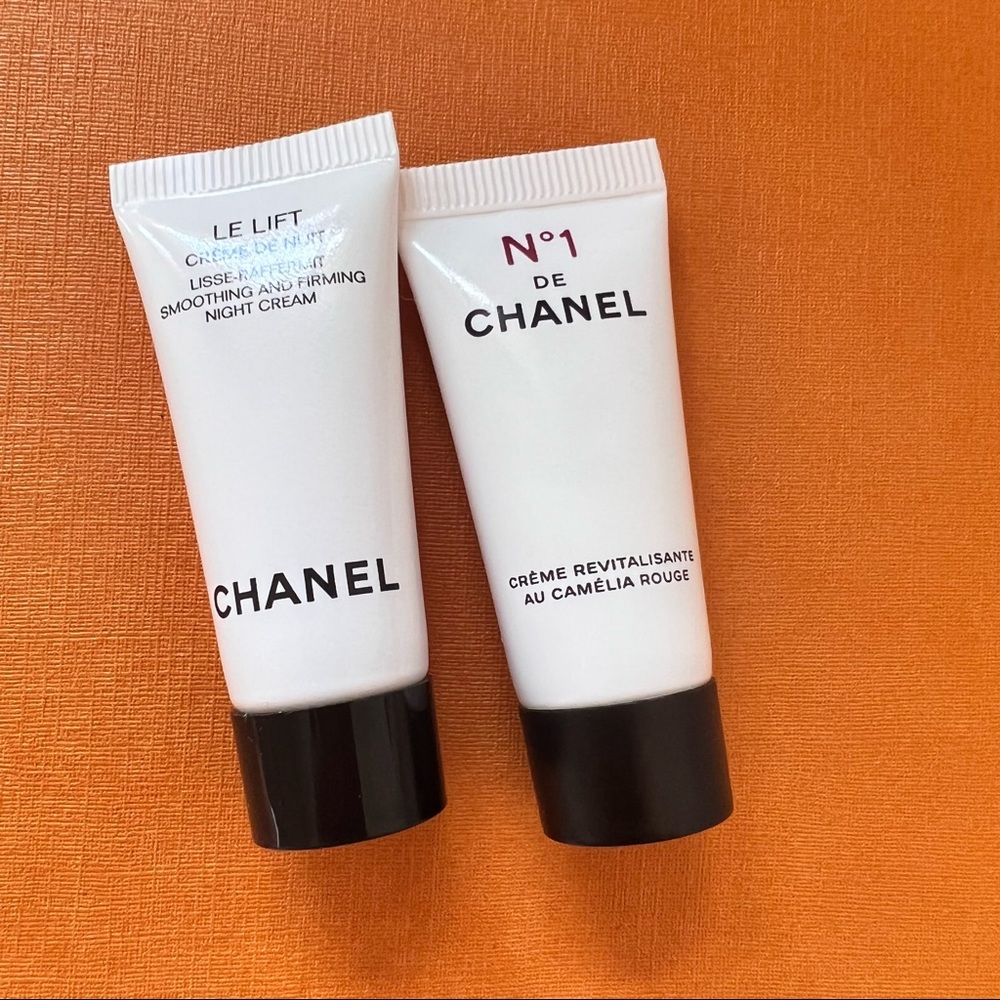 Chanel le lift night cream and No 1 cream samplers